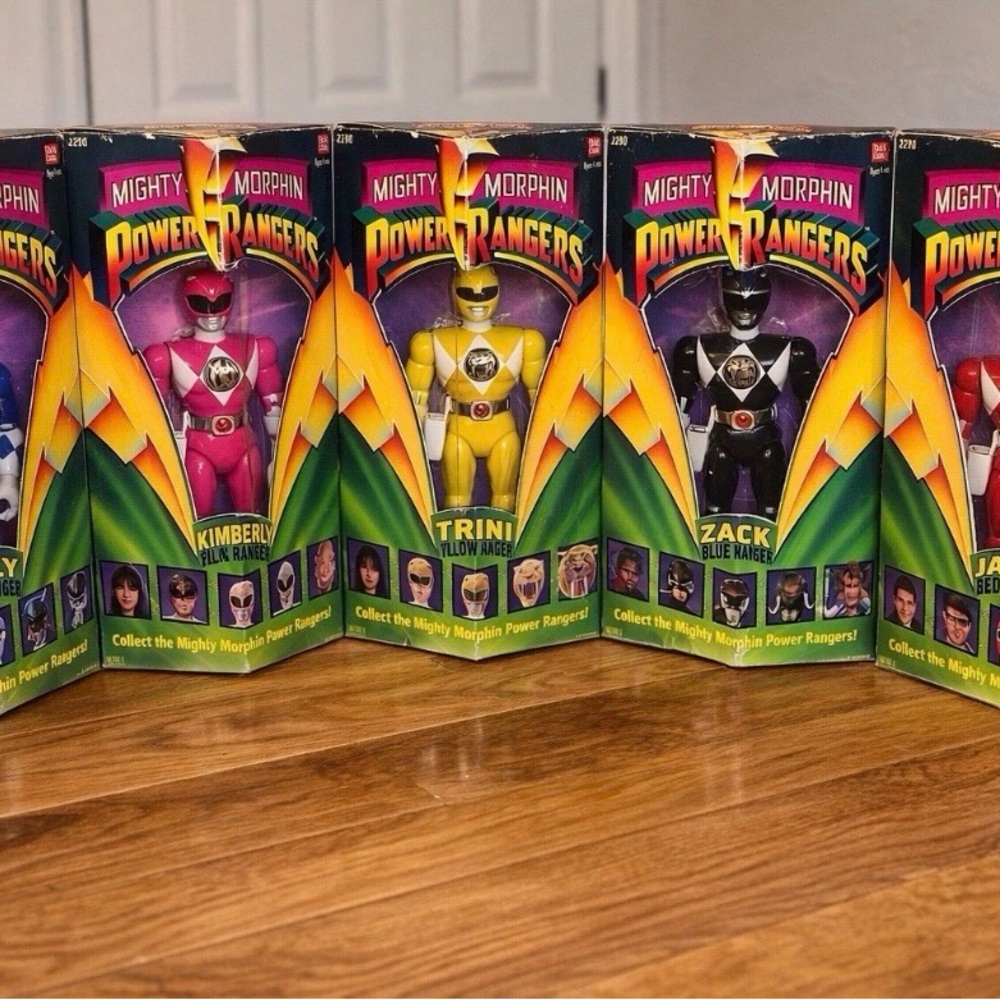 Mighty Morphin Power Rangers Action Figures Set